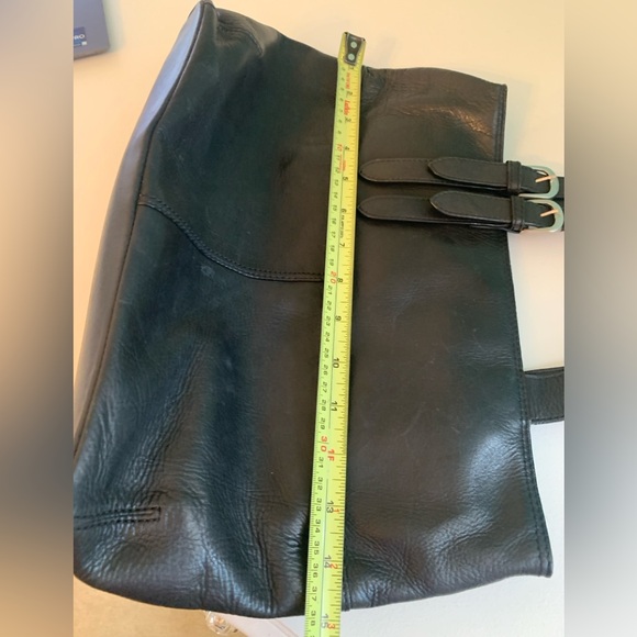 Black Leather Bag by Relativity - Picture 6 of 7